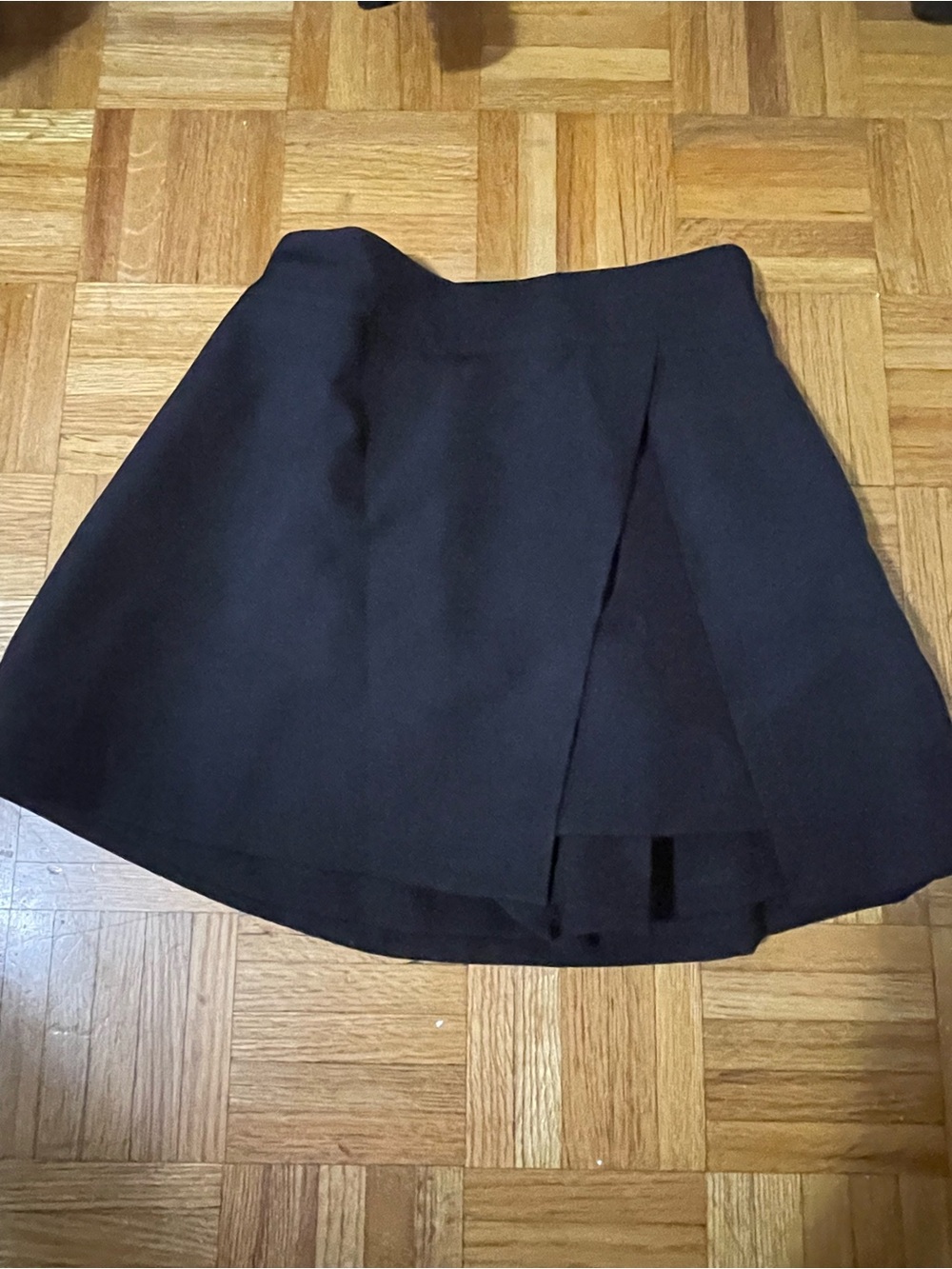 Classic Black A-Line Skort